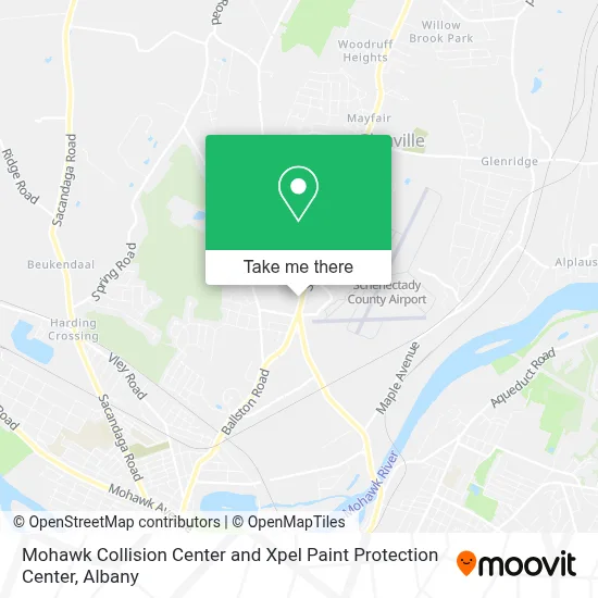 Mohawk Collision Center and Xpel Paint Protection Center map