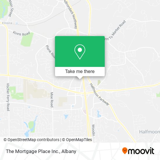The Mortgage Place Inc. map