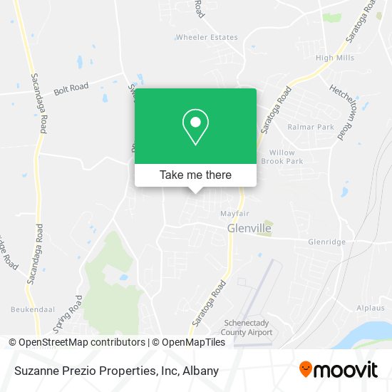 Suzanne Prezio Properties, Inc map