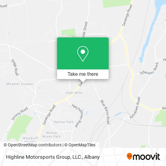 Highline Motorsports Group, LLC. map