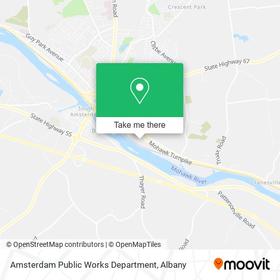 Mapa de Amsterdam Public Works Department
