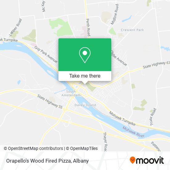 Mapa de Orapello's Wood Fired Pizza