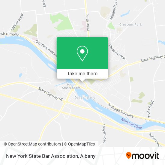 New York State Bar Association map