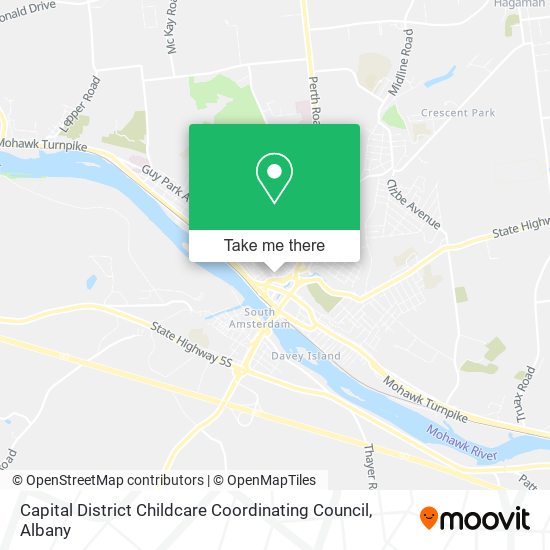 Mapa de Capital District Childcare Coordinating Council