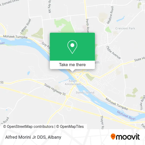 Alfred Morini Jr DDS map