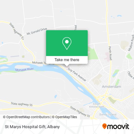 Mapa de St Marys Hospital Gift