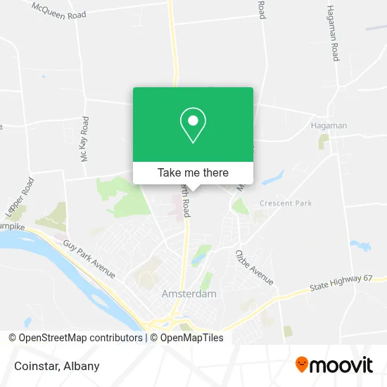 Coinstar map