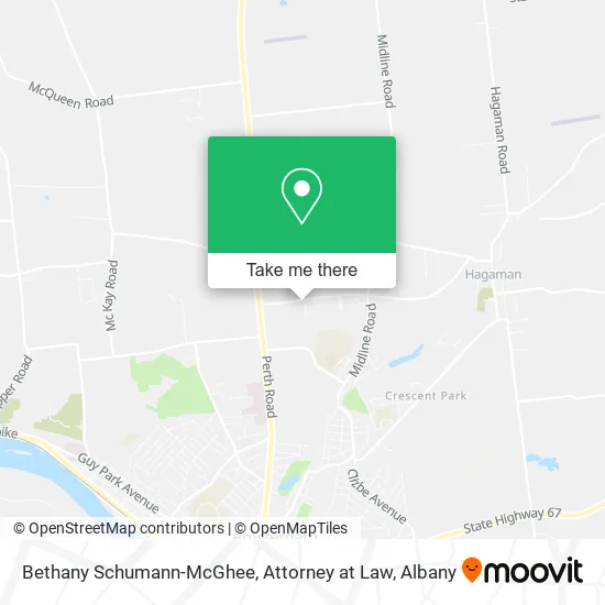 Mapa de Bethany Schumann-McGhee, Attorney at Law