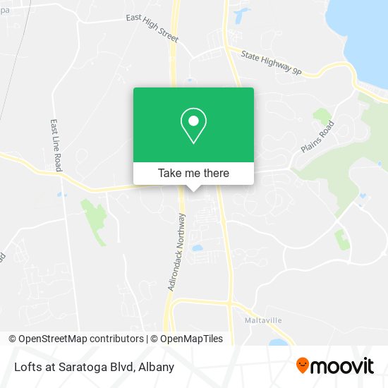 Lofts at Saratoga Blvd map