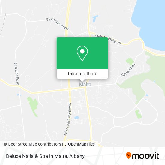 Mapa de Deluxe Nails & Spa in Malta