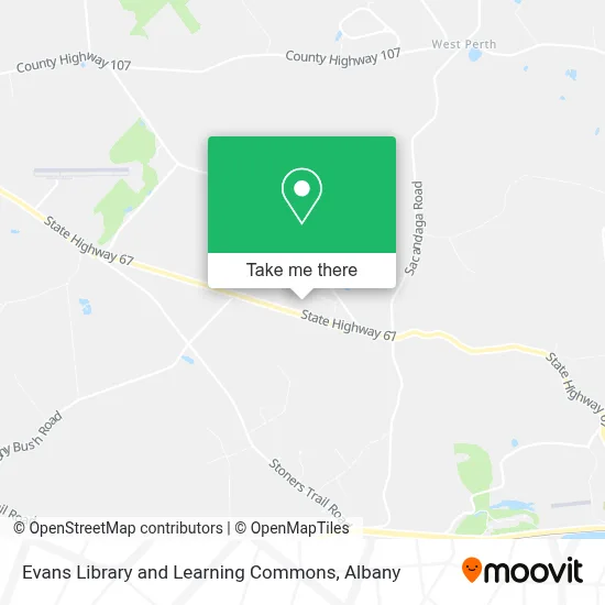 Evans Library and Learning Commons map