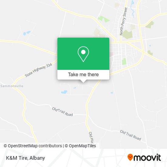 K&M Tire map