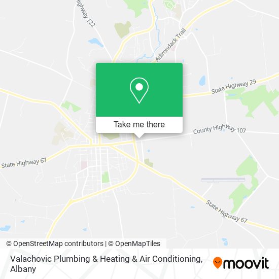 Valachovic Plumbing & Heating & Air Conditioning map