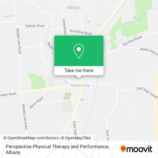 Perspective Physical Therapy and Performance map