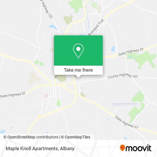 Maple Knoll Apartments map