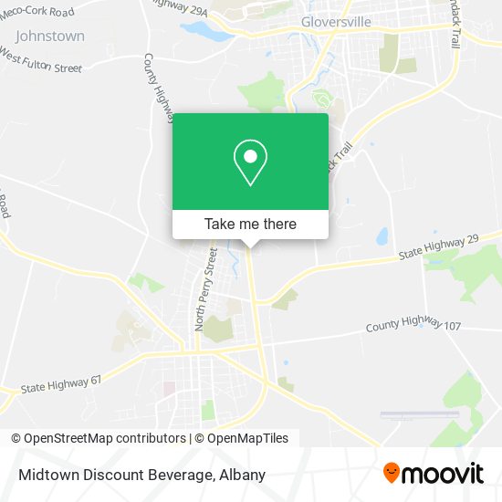 Midtown Discount Beverage map