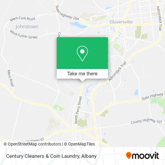 Mapa de Century Cleaners & Coin Laundry