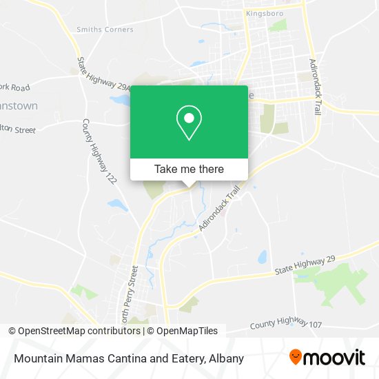 Mountain Mamas Cantina and Eatery map