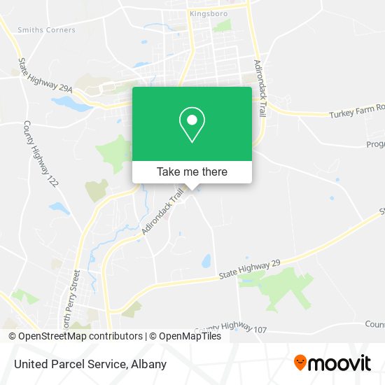 United Parcel Service map