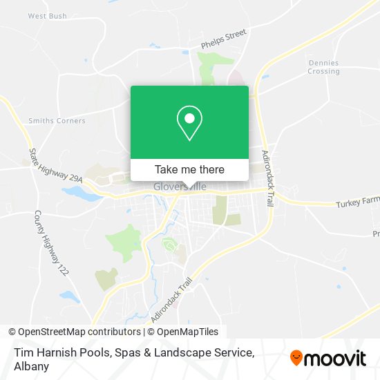 Mapa de Tim Harnish Pools, Spas & Landscape Service