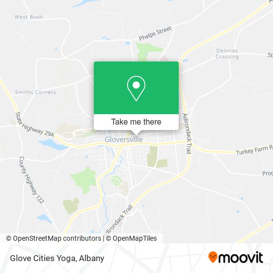 Mapa de Glove Cities Yoga