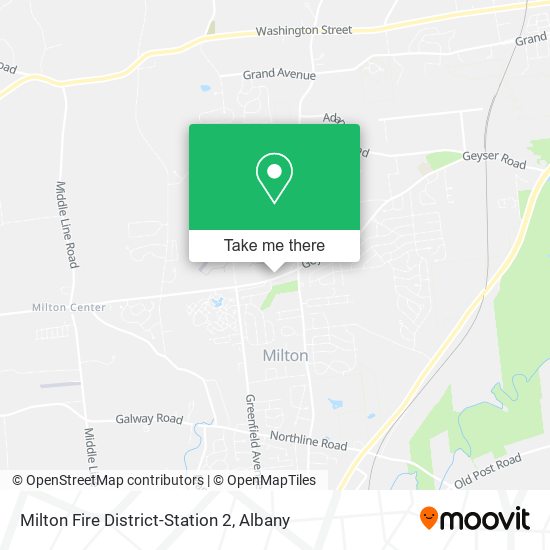 Milton Fire District-Station 2 map