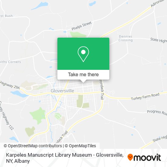 Karpeles Manuscript Library Museum - Gloversville, NY map