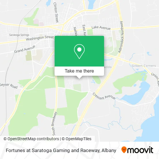 Mapa de Fortunes at Saratoga Gaming and Raceway