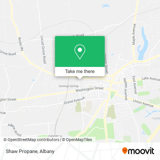 Mapa de Shaw Propane