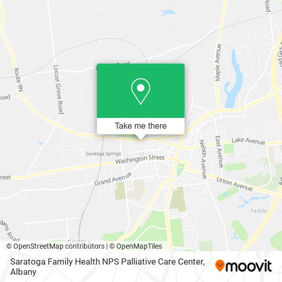 Mapa de Saratoga Family Health NPS Palliative Care Center