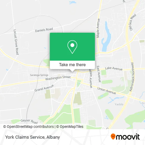 Mapa de York Claims Service