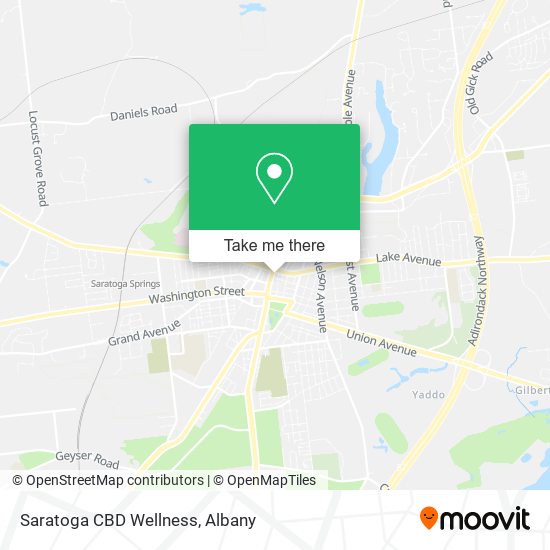 Saratoga CBD Wellness map