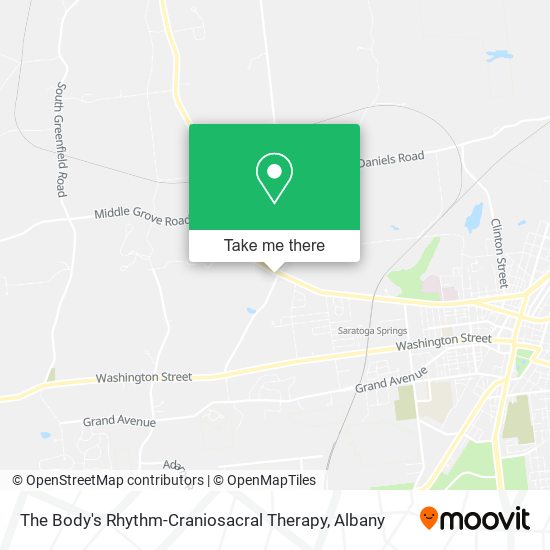 The Body's Rhythm-Craniosacral Therapy map
