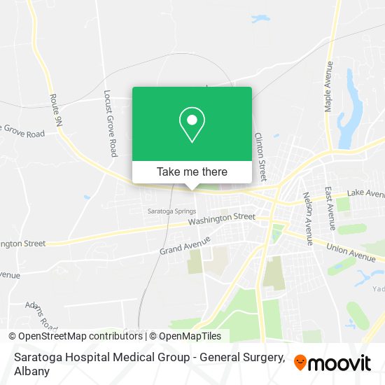Saratoga Hospital Medical Group - General Surgery map