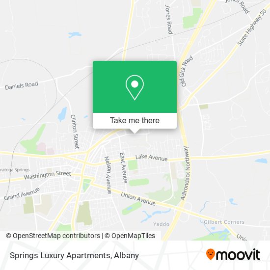 Mapa de Springs Luxury Apartments