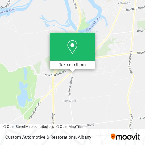 Custom Automotive & Restorations map