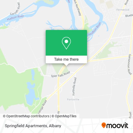 Mapa de Springfield Apartments