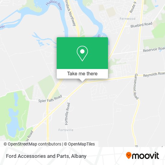 Ford Accessories and Parts map