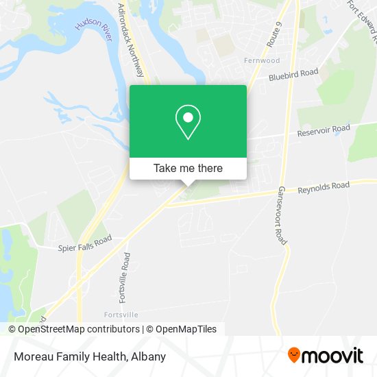 Mapa de Moreau Family Health