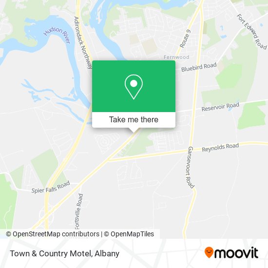 Mapa de Town & Country Motel