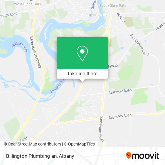 Mapa de Billington Plumbing an