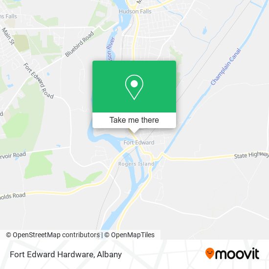 Mapa de Fort Edward Hardware