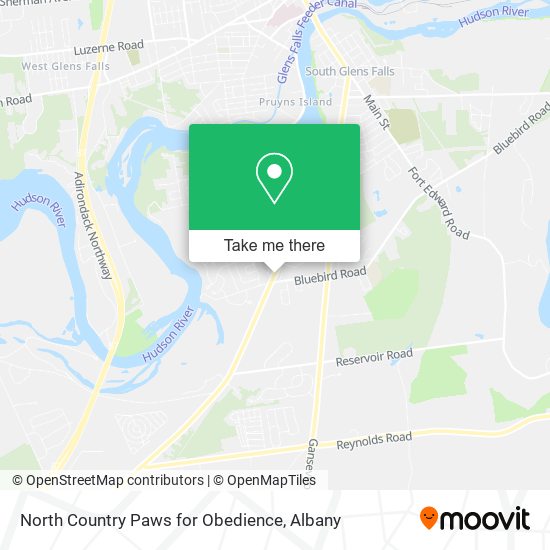 Mapa de North Country Paws for Obedience