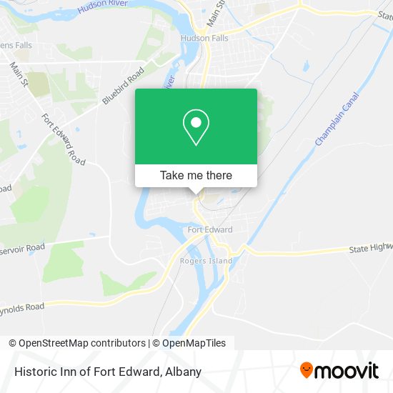 Historic Inn of Fort Edward map