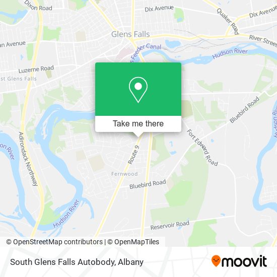 South Glens Falls Autobody map