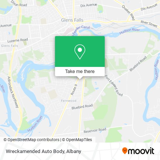 Wreckamended Auto Body map
