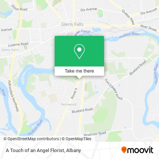 A Touch of an Angel Florist map