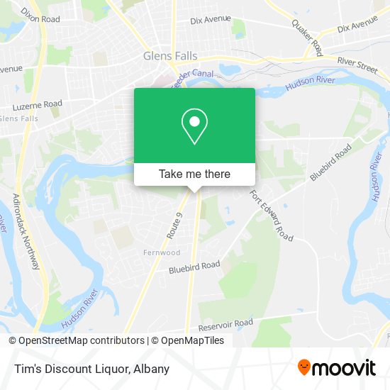 Mapa de Tim's Discount Liquor