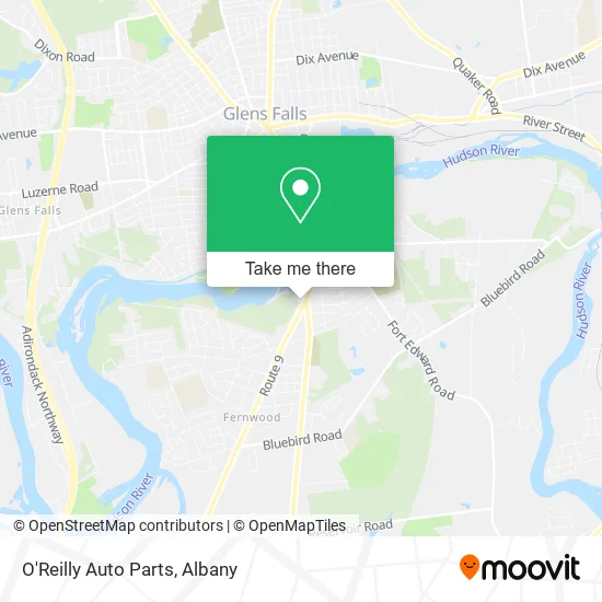 Mapa de O'Reilly Auto Parts