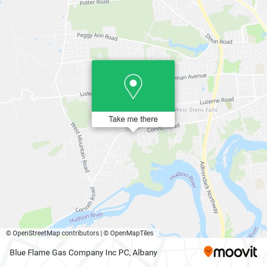 Blue Flame Gas Company Inc PC map